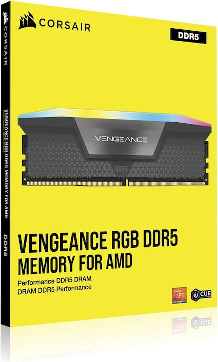 Productafbeelding Corsair D532GB 6000-30 Vengeance RGB bk K2 COR EXPO (2 x 16GB, 6000 MHz, DDR5 RAM, DIMM 288 pin)