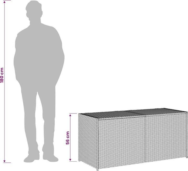 Produktbild vidaXL Gartentruhe