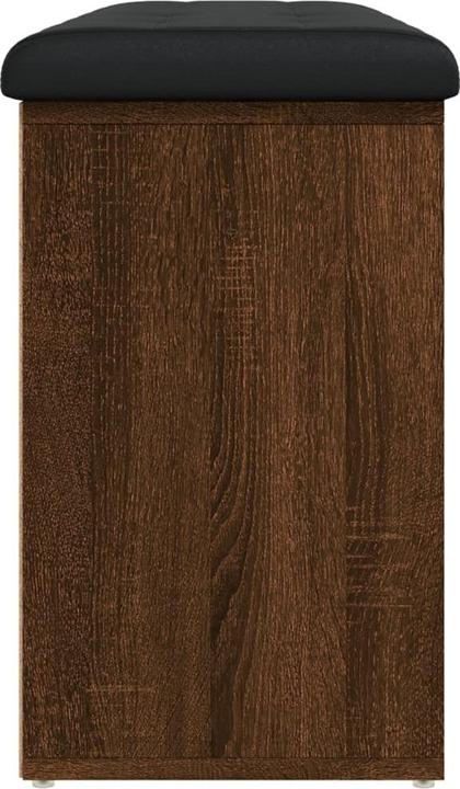 Actual product image VidaXL Brown oak-look shoe bench 102x32x50 cm (32 cm)