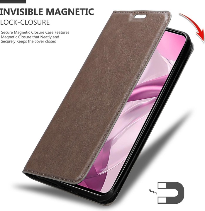 Productafbeelding Cadorabo Boek Invis. Magnetisch deksel (Xiaomi Mi 11 Lite, Xiaomi Mi 11 Lite 5G, Xiaomi Mi 11 Lite 5G NE)