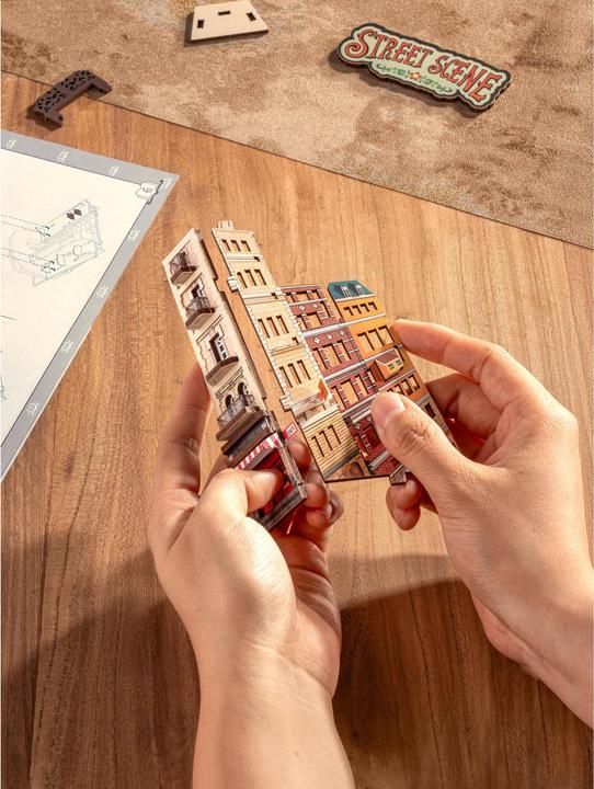 Image du produit Robotime Bausatz Street Scene