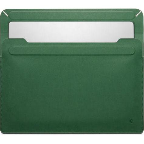 Spigen Universal Laptop Pouch Valentinus S 14" (14", Universal), Notebooktasche, Grün