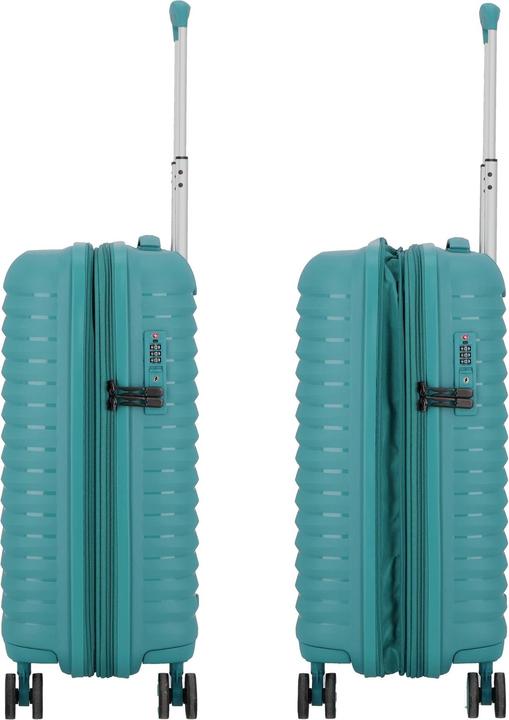 Produktbild D&N Travel Line 4500 4 Rollen Kabinentrolley S 55 cm mit Dehnfalte (38 l, Handgepäck (bis 50l))