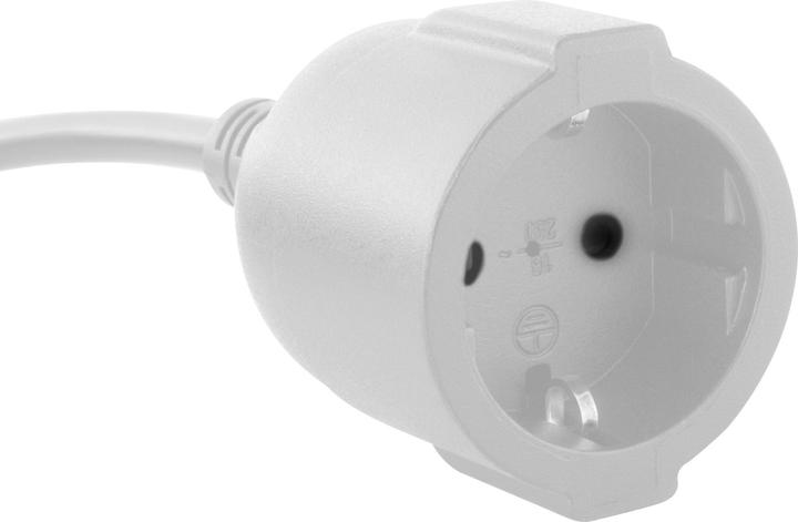 REV Schutzkontaktverlängerungs- Kabel 3m mit USB,weiss 0016700114 (3 m, Typ 23, USB-A)