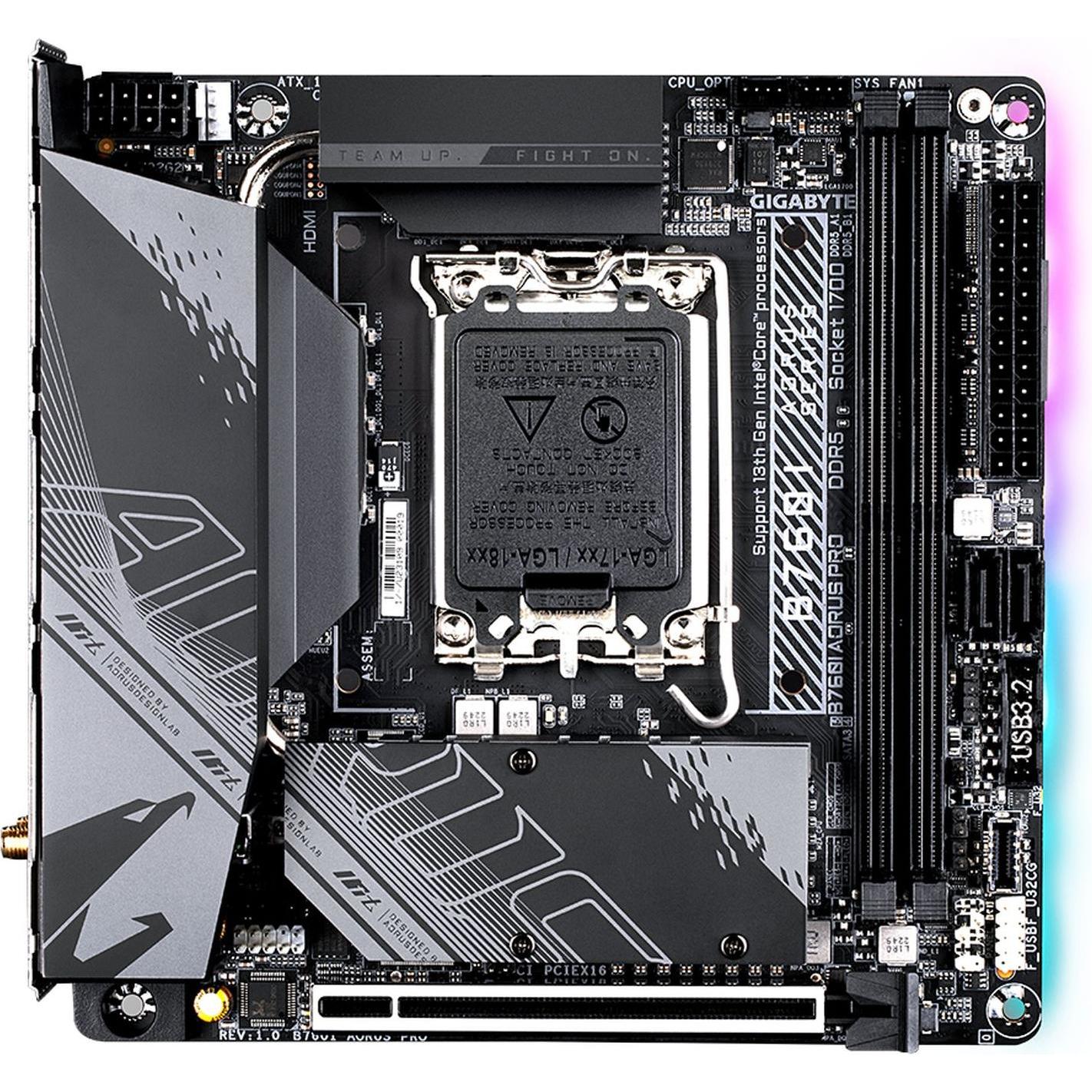 Gigabyte B760I Aorus Pro (LGA 1700, Intel B760 Express, Mini-ITX), Mainboard