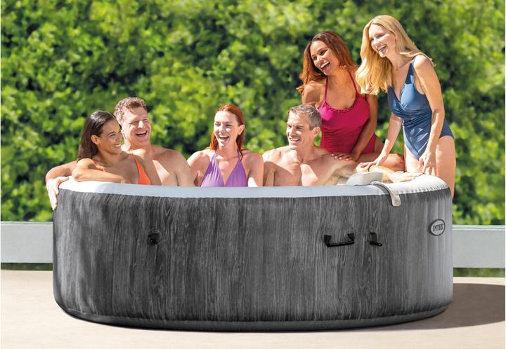 Produktbild Intex Pure SPA Bubble GreyWood XXL Deluxe (6 Personen)