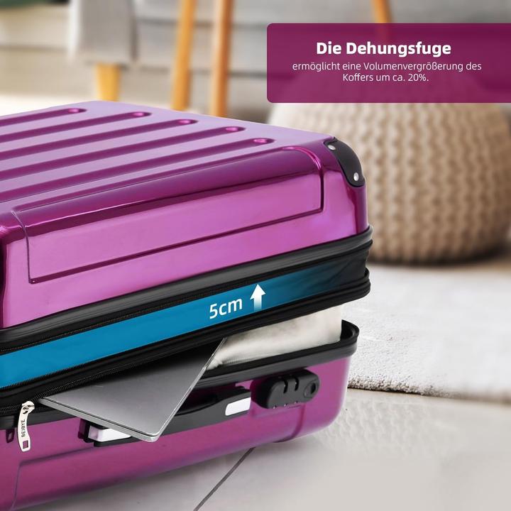 Actual product image Beibye 3-tlg. Hartschalenkoffer-Set