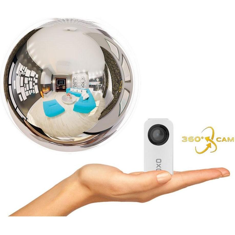 Goxtreme OXO 360° IP Cam 56200 (1920 x 1080 Pixels), Telecamera di rete, Nero