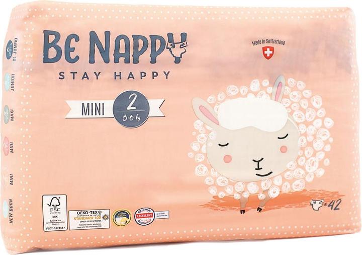Produktbild Be Nappy Windel (Gr. 2, 168 Stk.)