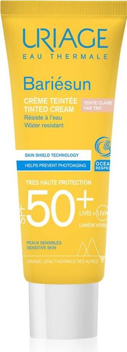 Produktbild Uriage TÃ³novanÃ½ pleÅ¥ovÃ½ krÃ©m na opalovÃ¡nÃ­ SPF 50+ Bariesun Fair Tint (Tinted Cream) 50 ml (Sonnencreme, SPF 50+, 50 ml)