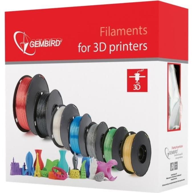 Thumbnail - Gembird 3DP-PLA+1.75-02-O 3D-Druckmaterial Polyacticsäure (PLA) Orange 1 kg (PLA, 1.75 mm, 1000 g, Orange), 3D Filament,...