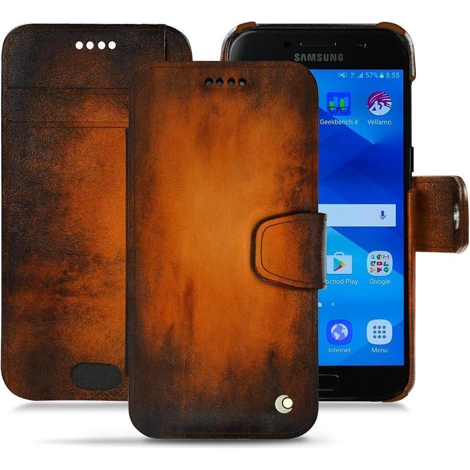 Thumbnail - Noreve Lederschutzhülle Wallet (Samsung Galaxy A3 (2017)), Smartphone Hülle, Violett