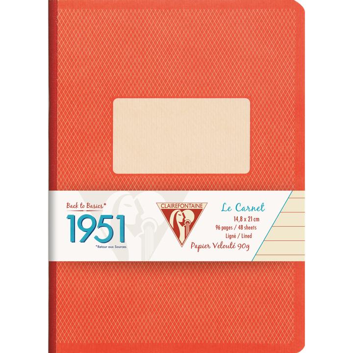 Actual product image Clairefontaine 1951 - Back to Basics (A5, Lined, No binding)