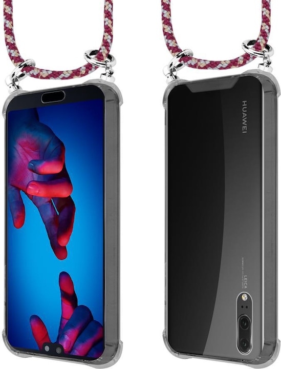 Produktbild Cadorabo TPU Handy Kette SILBER Cover