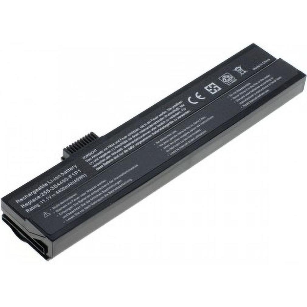 AGI Notebooknetzteil CLEVO D520E baugleich (1 Zellen, 4400 mAh), Notebook Akku, Schwarz