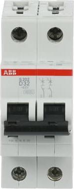 Produktbild ABB S202-D32 Sicherungsautomat D-Char., 6 2CDS252001R0321
