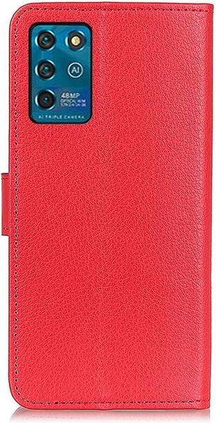 Actual product image MU Classic Litchi Leather Bookcover Series (ZTE Blade V30 Vita)