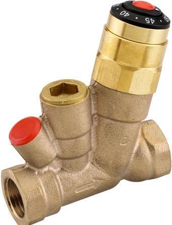 Image du produit Danfoss Vanne thermostatique à eau chaude MTCV DN15, multi-fonctions (003Z4515)