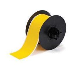 Brady, Etiketten, B30C-2250-569-YL, Hochleistungs-Polyester, Gelb, glänzend, 57.15 mm x 30.48 m, permanent, En