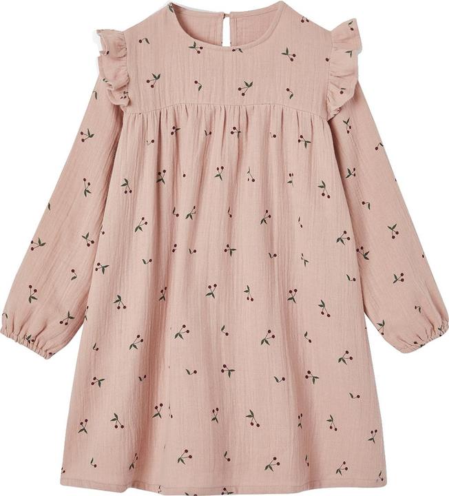 Image du produit Vertbaudet Robe fille à volants en mousseline (98)