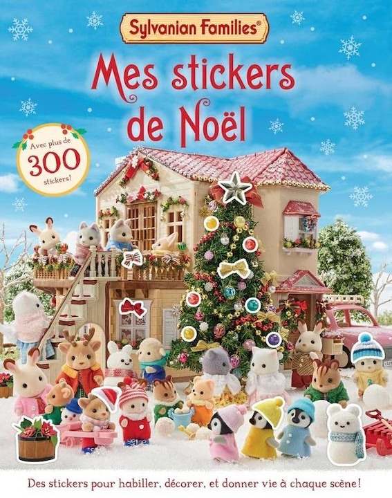 Produktbild Les Livres du Dragon d'Or Sylvanian families : mes stickers de Noël