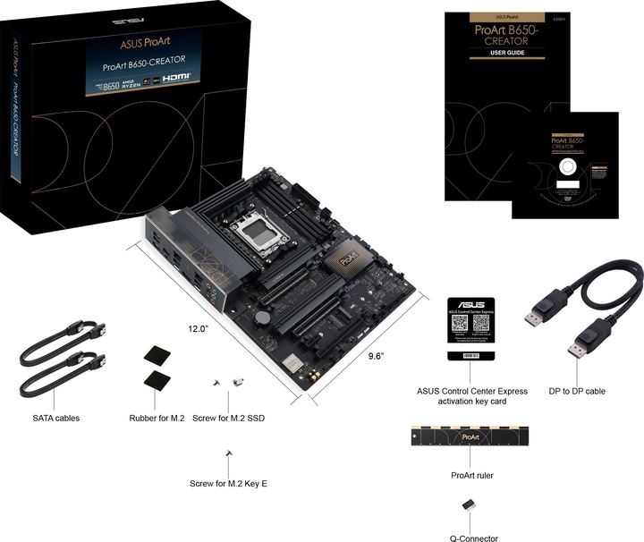 Image du produit ASUS PROART B650-Creator (AM5, AMD B650, ATX)