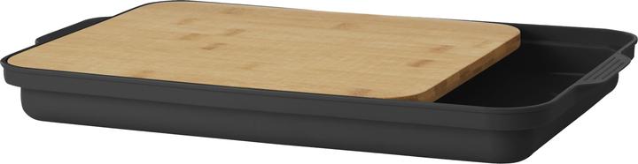 Schou Bambus Schneidebrett mit Ablage