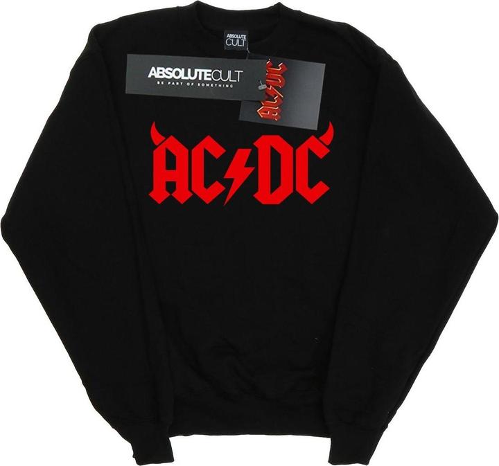 Produktbild AC/DC Horns Logo Baumwolle Sweatshirt (S)