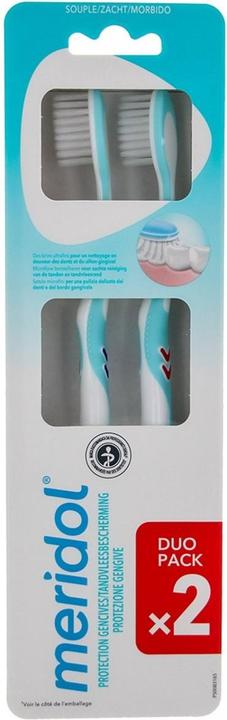 Actual product image Meridol Soft Toothbrushes for Sensitive Gums (Extra soft, 2x)