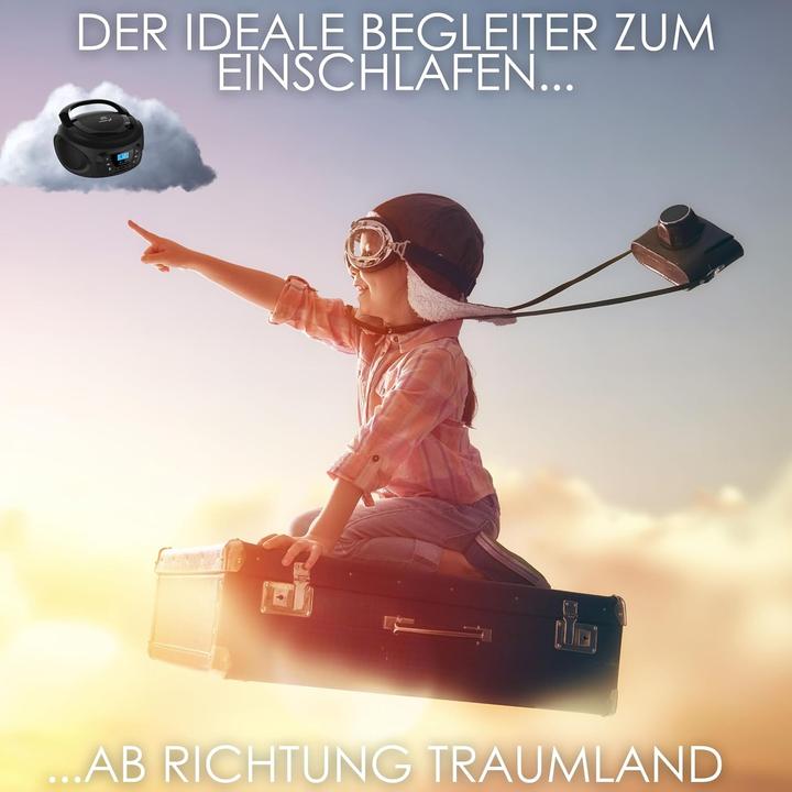 Produktbild Cyberlux Tragbarer CD-Player mit Radio und USB-Anschluss