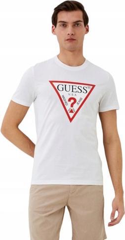 Immagine prodotto Guess Maglietta da uomo Cn Ss Original Logo Bianco XXL (XXL)