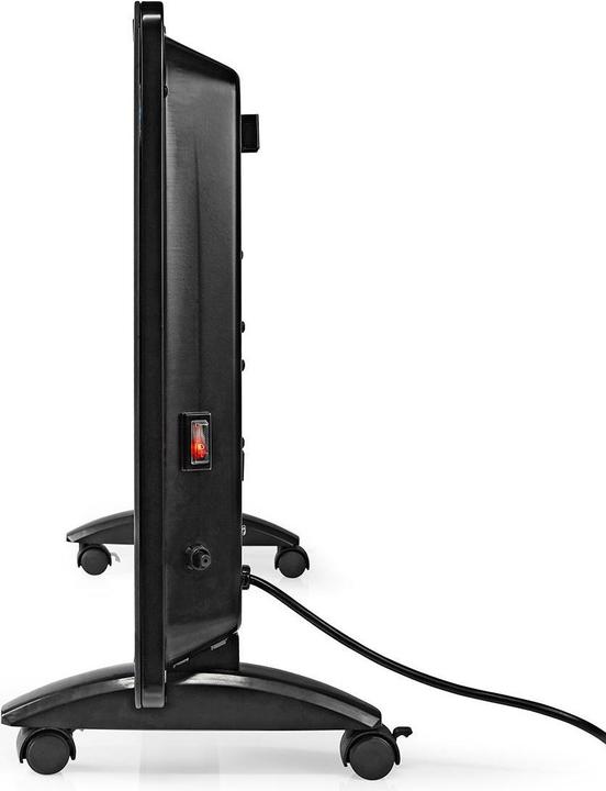 Actual product image Nedis HTPL20FBK. Type: Electric convector space heater, Cable length: 1.5 m, International protection (2000 W)