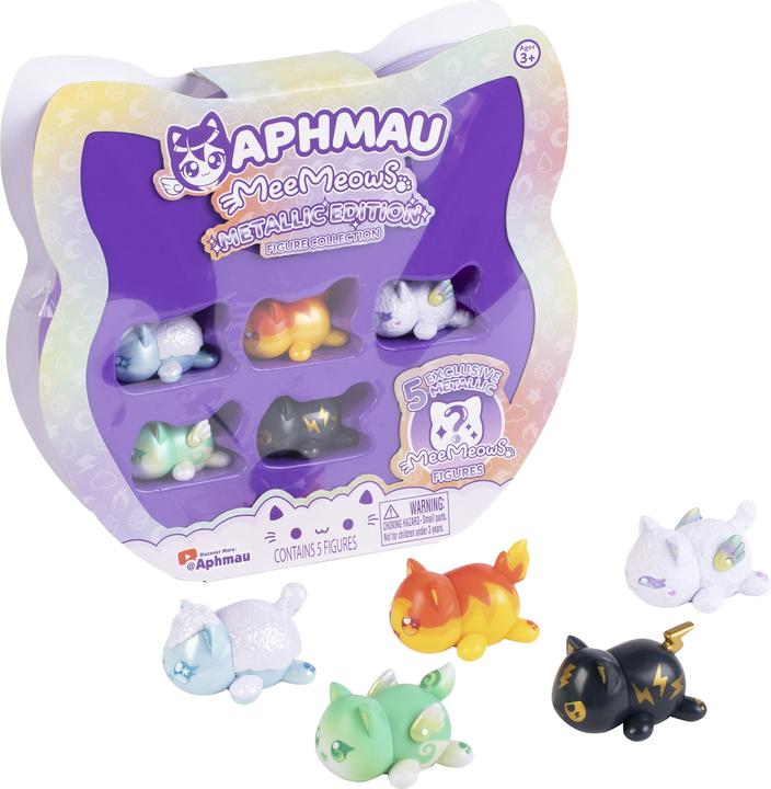 Productafbeelding Aphmau Mystery Meemeow Elemental Figuur Pack, 5 stuks