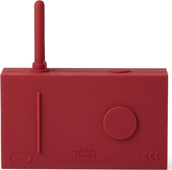 Immagine prodotto Lexon TYKHO 3 BT/FM rosso scuro (FM, Bluetooth)