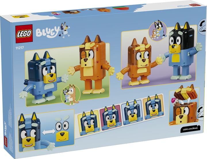 Produktbild LEGO Blueys Familie aus Steinen (11217, LEGO Bluey)