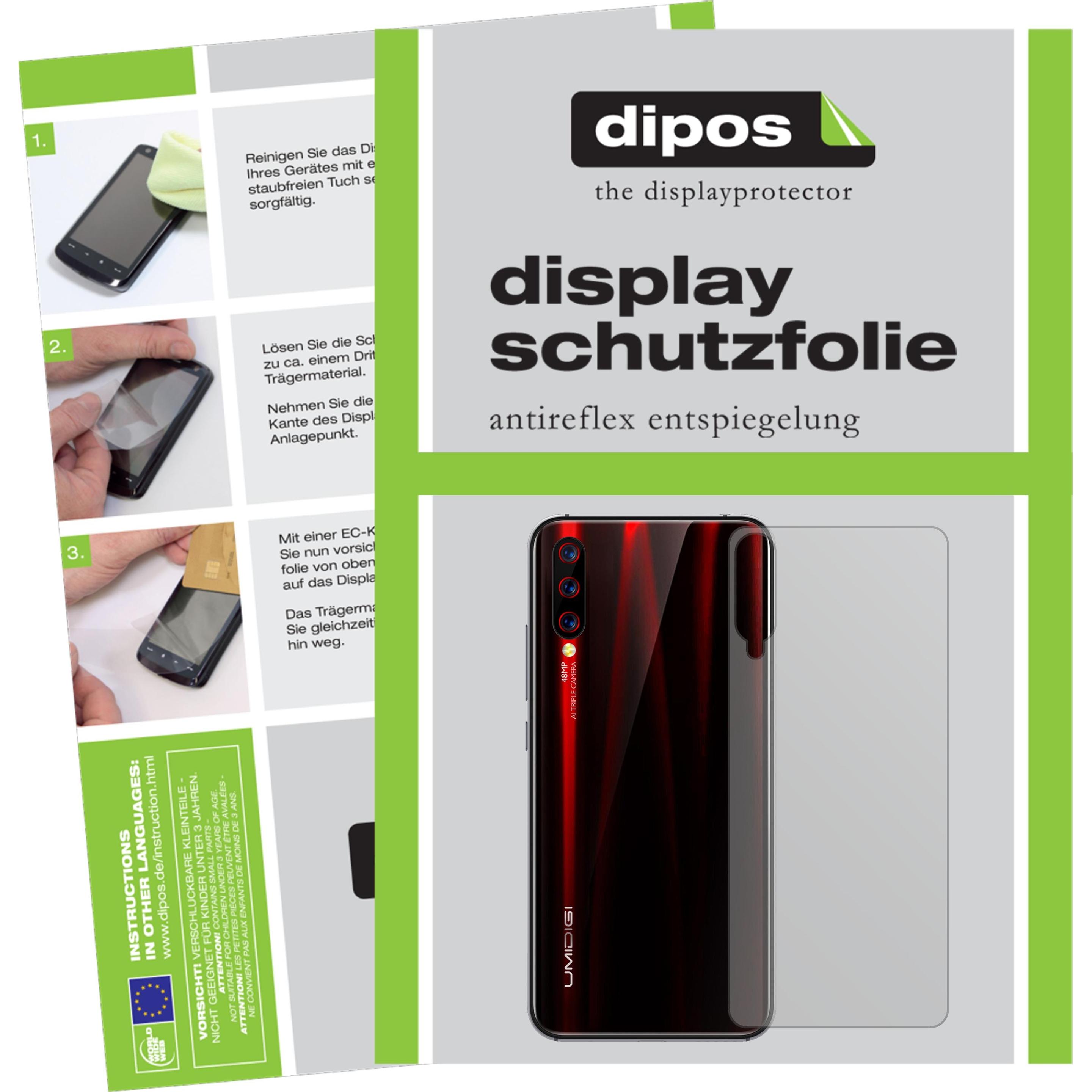 Dipos Displayschutzfolie Antireflex (5 Stk., Apple iPhone X), Smartphone Schutzfolie, Transparent