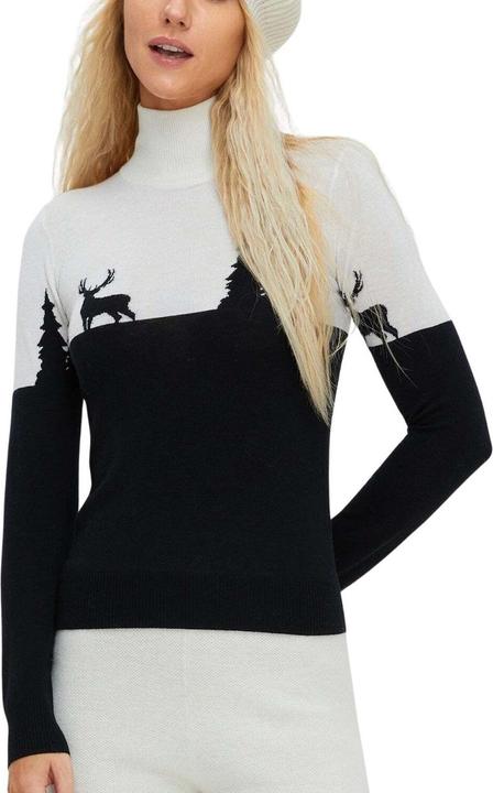 Produktbild Bellemere Sweater Women's Merino 'Deer & Tree' Slim Fit Sweater (M)