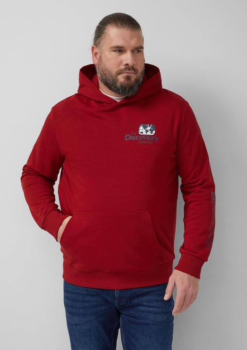 Produktbild s.Oliver Sweatshirt Softer Hoodie im Relaxed Fit mit Artwork (5XL)