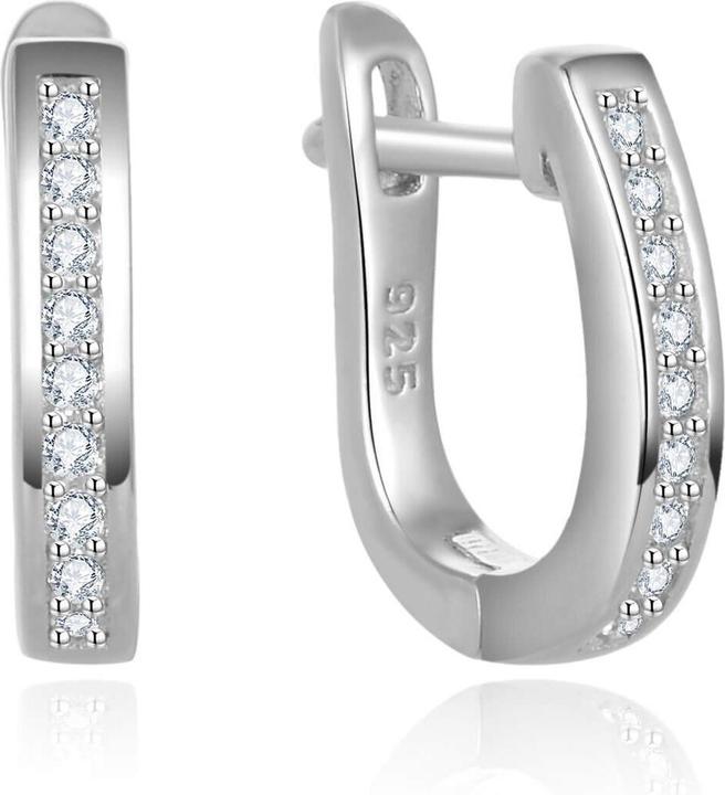 Produktbild Beneto Elegant round earrings made of AGUC2612 silver (L)