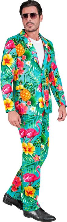 Produktbild Widmann Party Fashion Anzug mit Neon Flamingo Muster Jackett & Hose (S)
