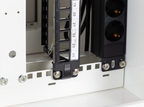 Image du produit Deltaco 19"-skåp, 6U, 600x280x600mm, v (10.86 HE, Rack 19 pouces)