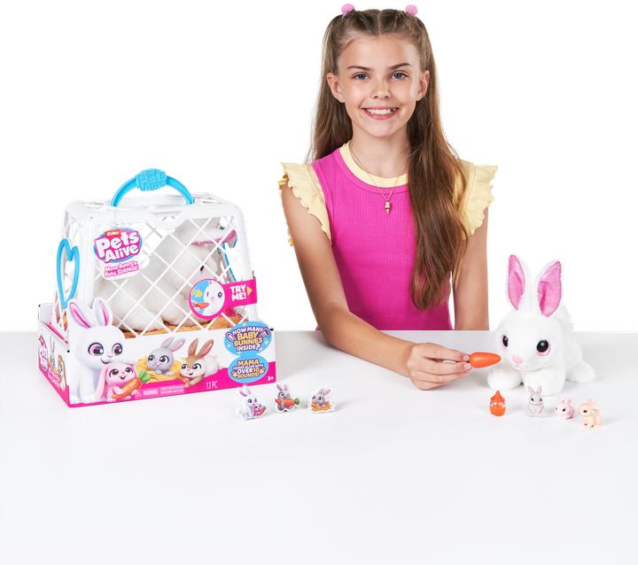 Actual product image Zuru Pets Alive Mama Bunny Surprise (23.80 cm)