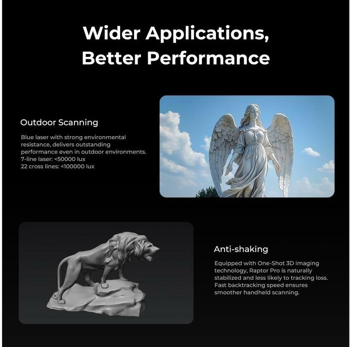 Produktbild Creality 3D-Scanner CR-Scan Raptor Pro