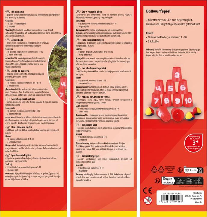 Actual product image Idena Horny Protectors 8870 screen protector for mobile phones Nokia 2 piece(s) (2 - 8 Players)