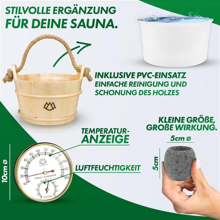 Produktbild Nordholz Sauna Eimer Set