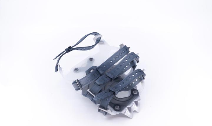 Actual product image Msr Binding PosiLock AT Lightning Ascent 3 Strap Womens Right Gray Crampon (103mm) (Touring skis)