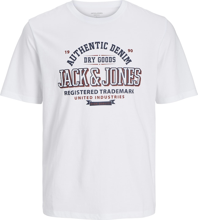 Jack & Jones Jjelogo Tee Ss O-Neck 2 Col Aw24 S Pls (5XL)