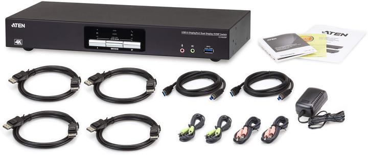 Actual product image Aten CS1942DP Switch Dual View 2 Port USB