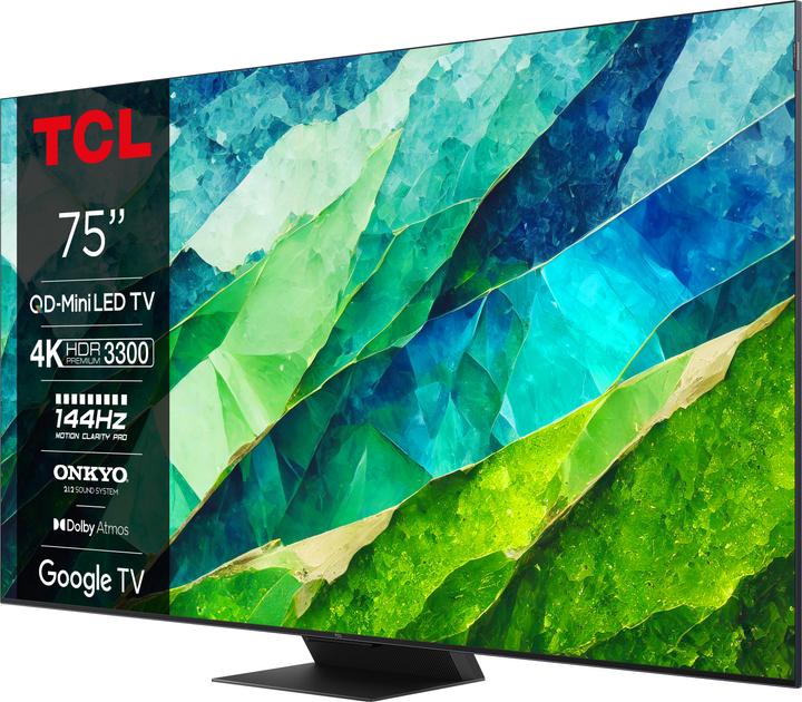 Produktbild TCL 75C855 (75", Mini-LED, 4K, 2024)