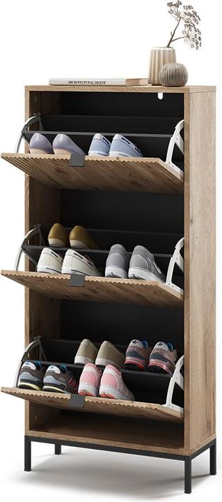 Produktbild Vicco Eliza mit 3 Klappschubladen (60 x 24 x 130 cm)